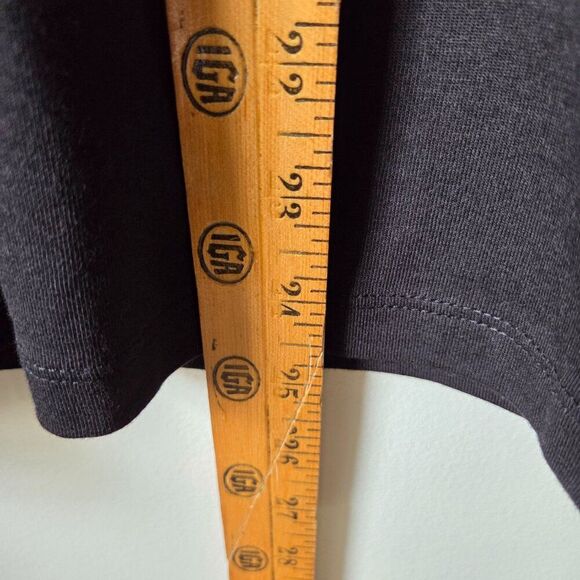 EUC LIKE NEW CHICO'S BLACK V NECK PUFFED LONG SLEEVES TOP SIZE 1 / US M WOMENS - Picture 16 of 16